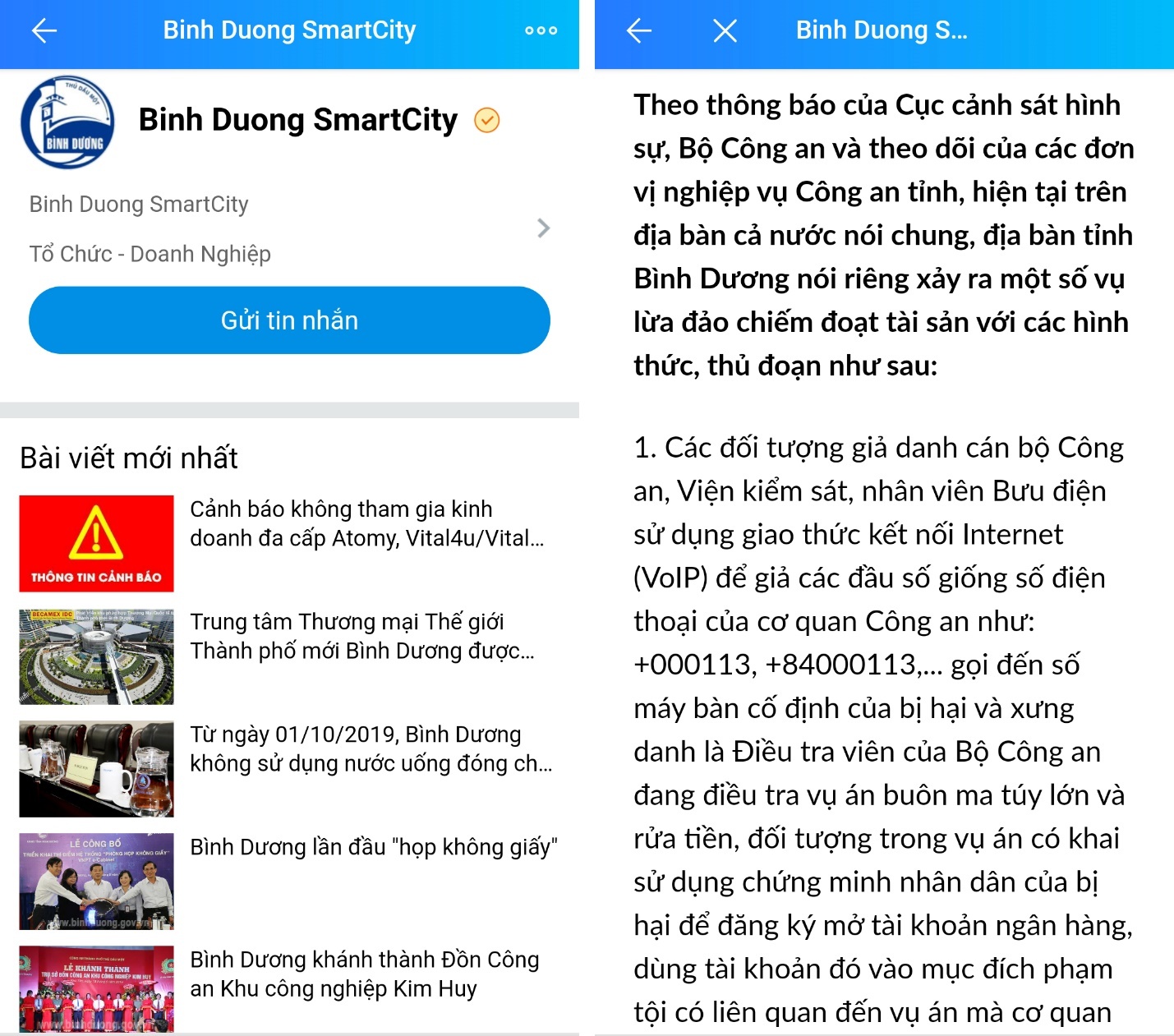 tấn công tội phạm qua Zalo ở Bình Dương ảnh 2 tan cong toi pham qua Zalo o Binh Duong anh 2