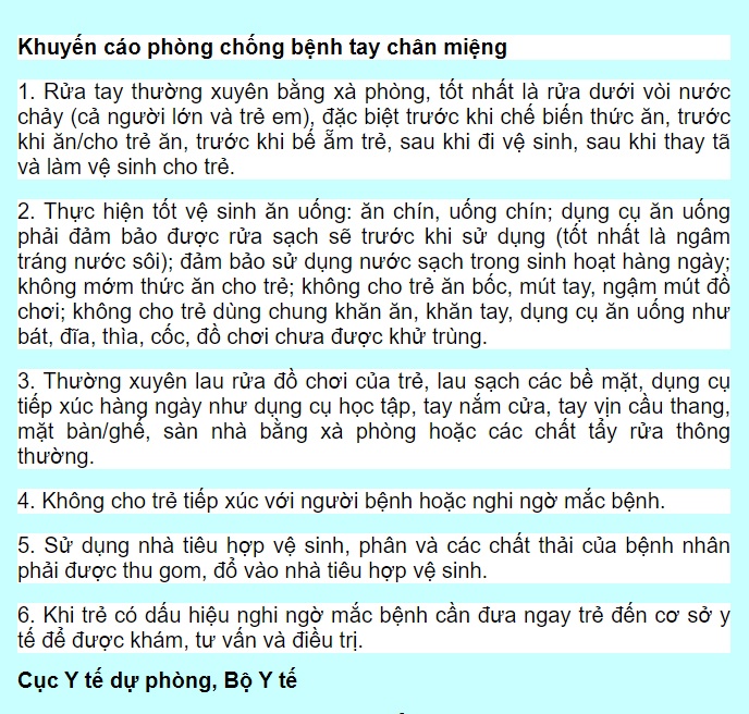 dich benh tay chan mieng tai TP.HCM anh 3