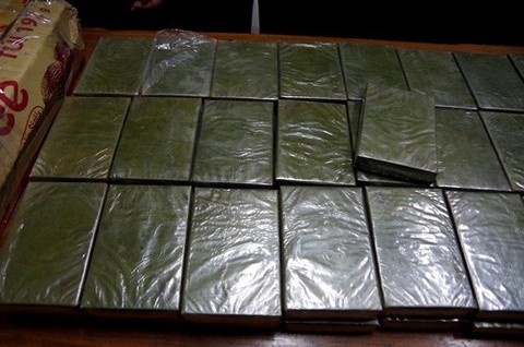Bat vu van chuyen 42 banh heroin tu Viet Nam ra nuoc ngoai hinh anh