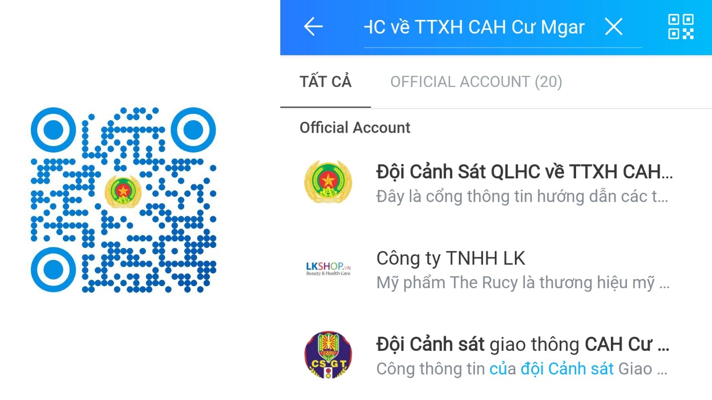 thu tuc cap CMND tren Zalo anh 1