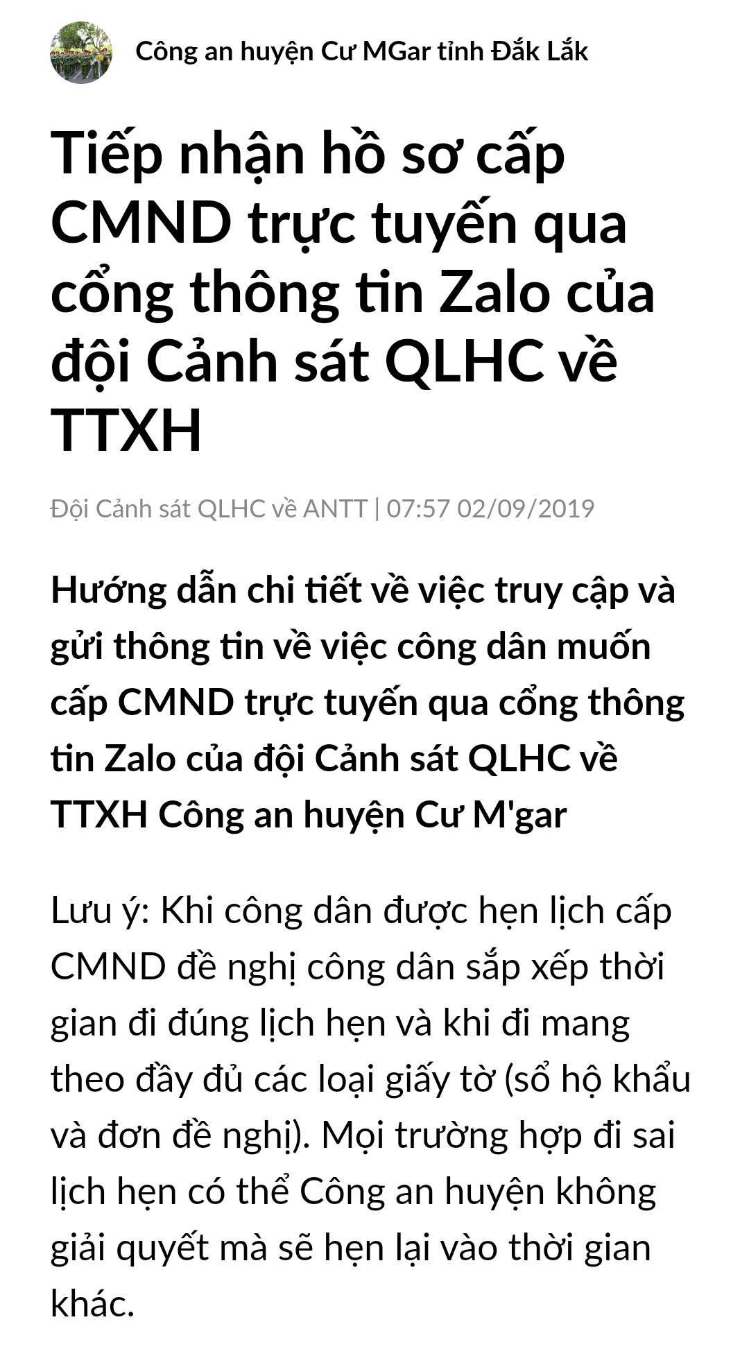 thu tuc cap CMND tren Zalo anh 6