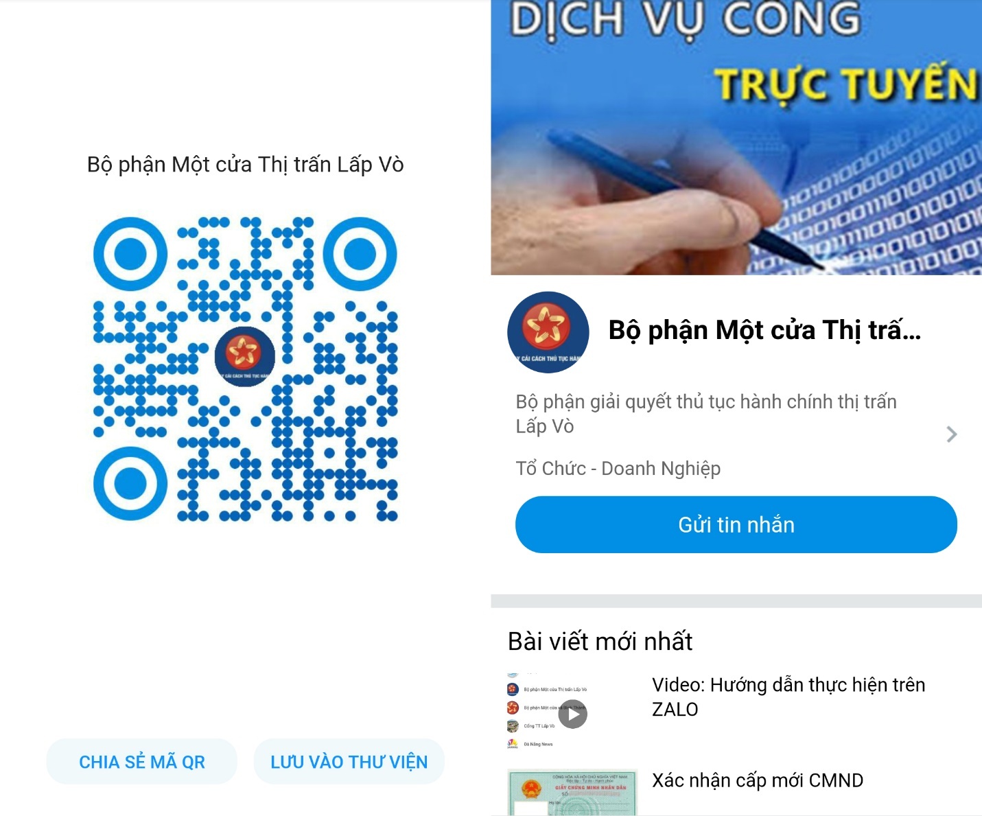 giai quyet thu tuc hanh chinh qua Zalo anh 2