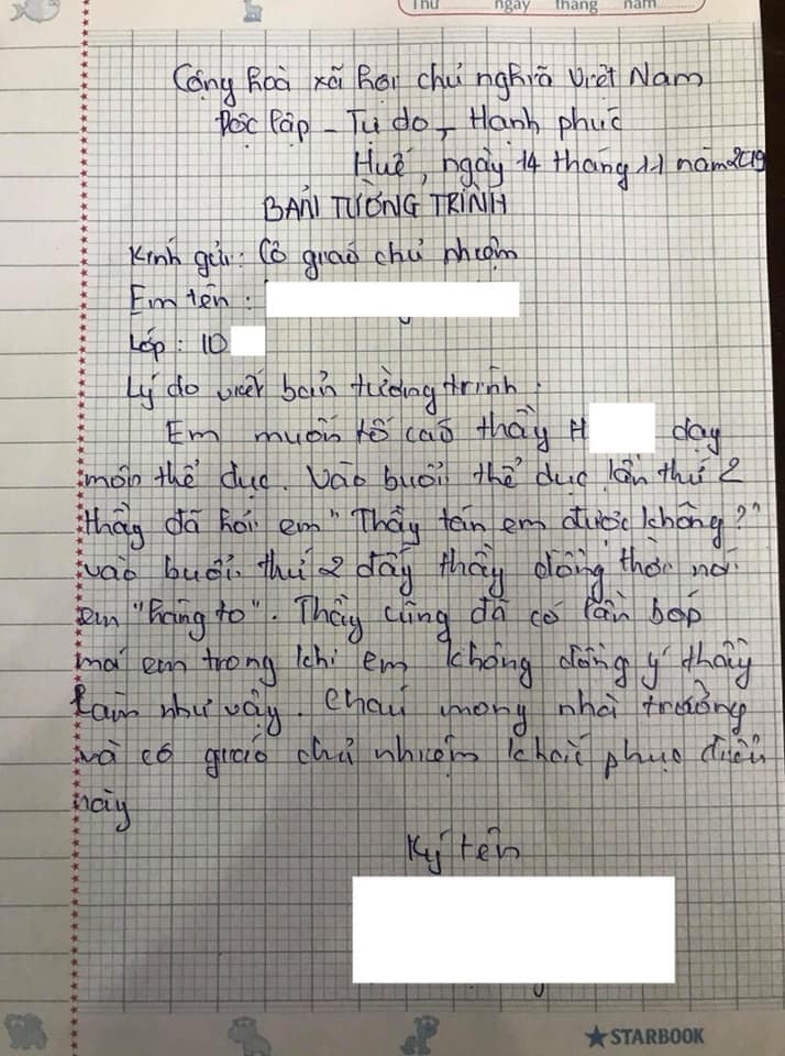 thầy giáo thể dục khiếm nhã với nữ sinh ảnh 1 thay giao the duc khiem nha voi nu sinh anh 1