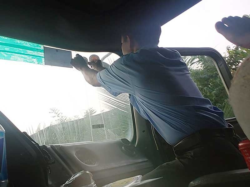 Cap dang kiem cho xe container mat thang hinh anh