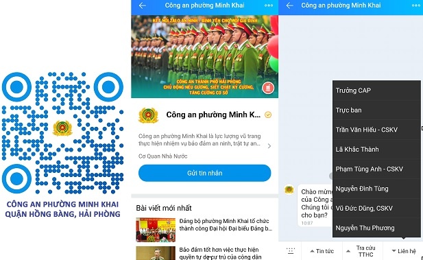 Zalo cong an phuong anh 1