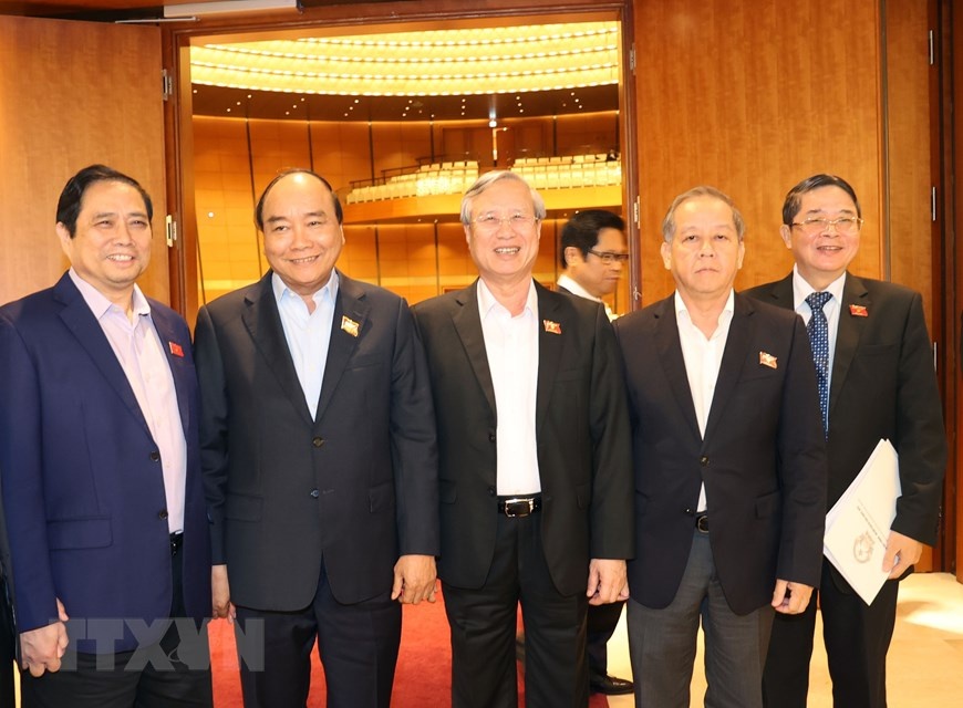 Tong Bi thu du phien thao luan tai Quoc hoi anh 5