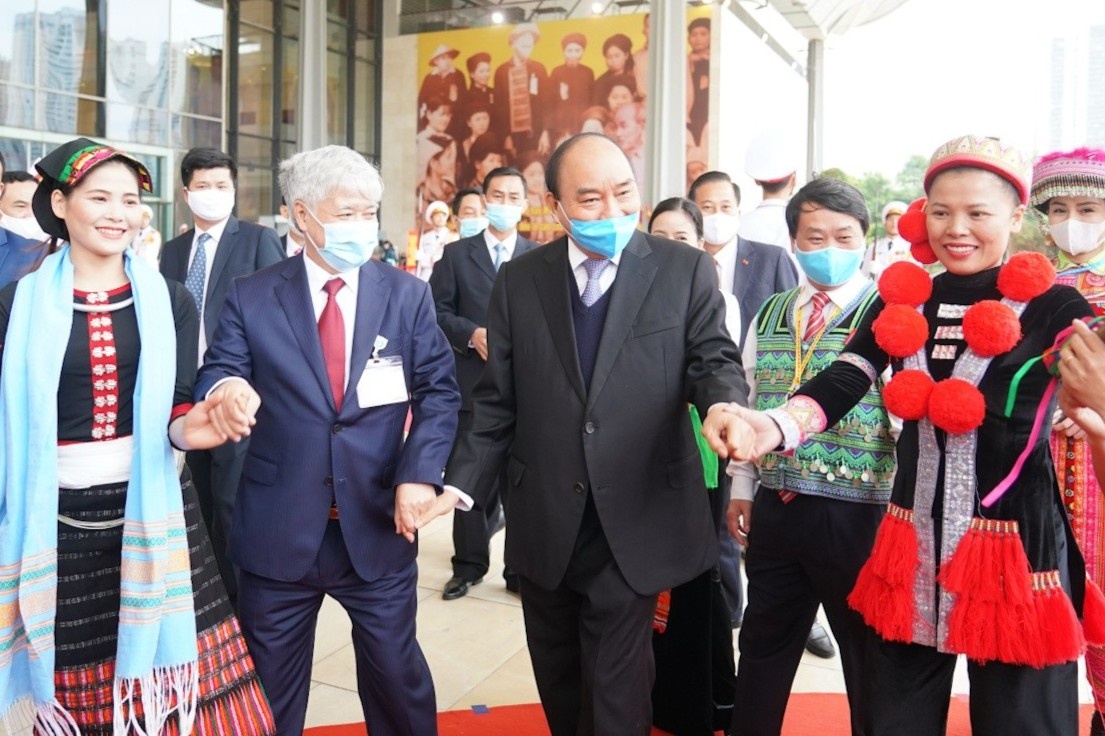 Thu tuong du Dai hoi dai bieu toan quoc cac dan toc thieu so Viet Nam hinh anh