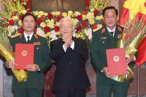 Thang quan ham thuong tuong cho hai thu truong Bo Quoc phong hinh anh