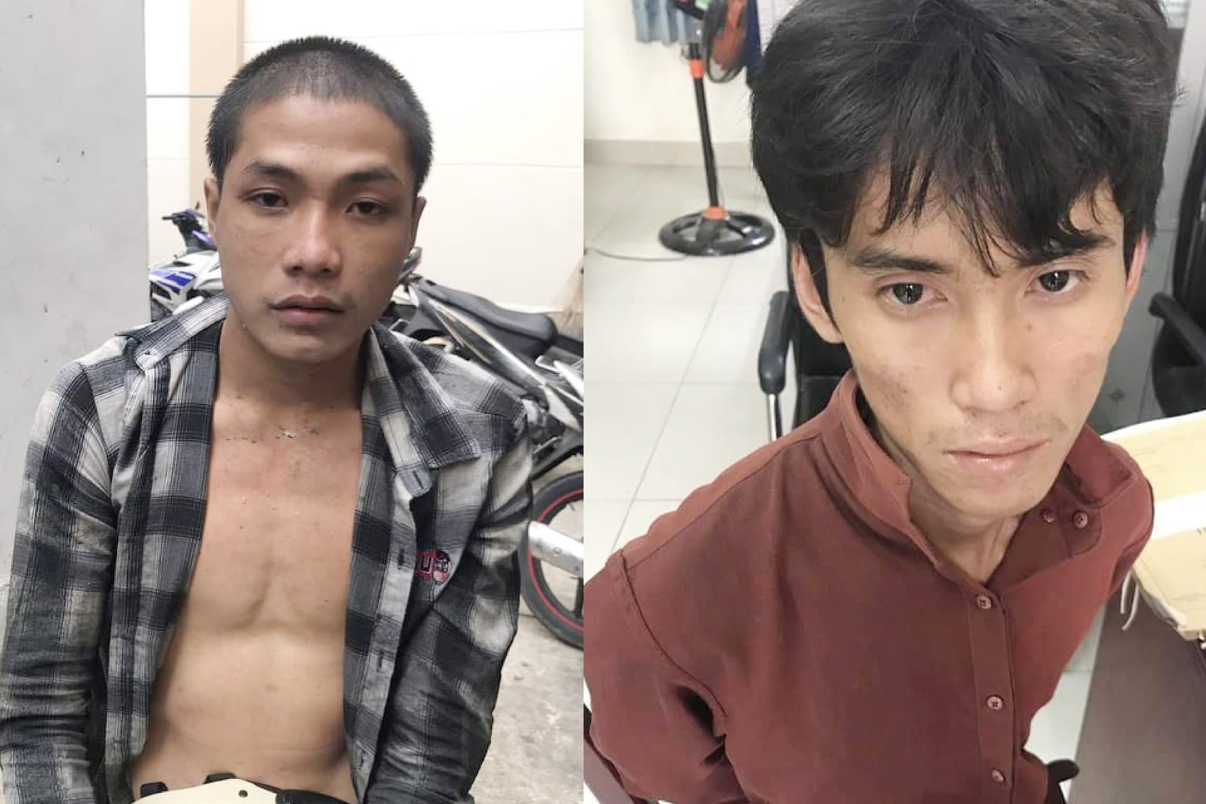 Tai xe xe om cong nghe duoi bat cuop o Long An hinh anh