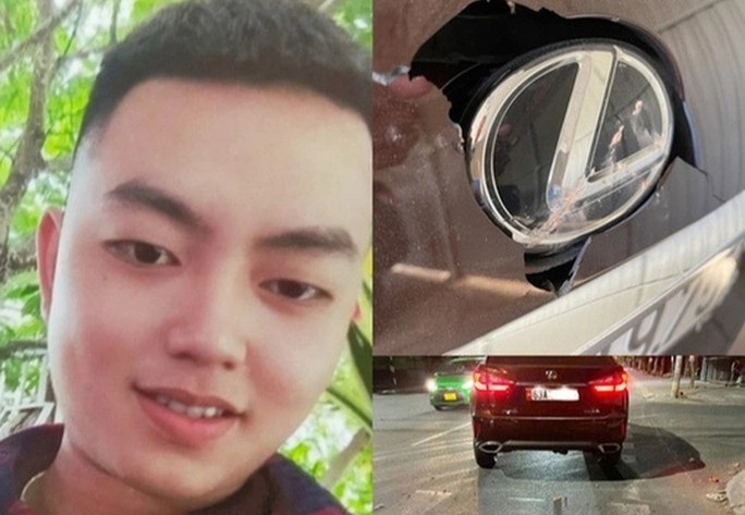 Bi phat tu vi dap pha xe Lexus hinh anh