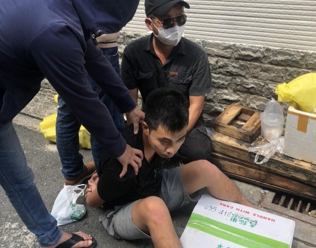 heroin giấu trong thùng quạt gió ảnh 1 heroin giau trong thung quat gio anh 1