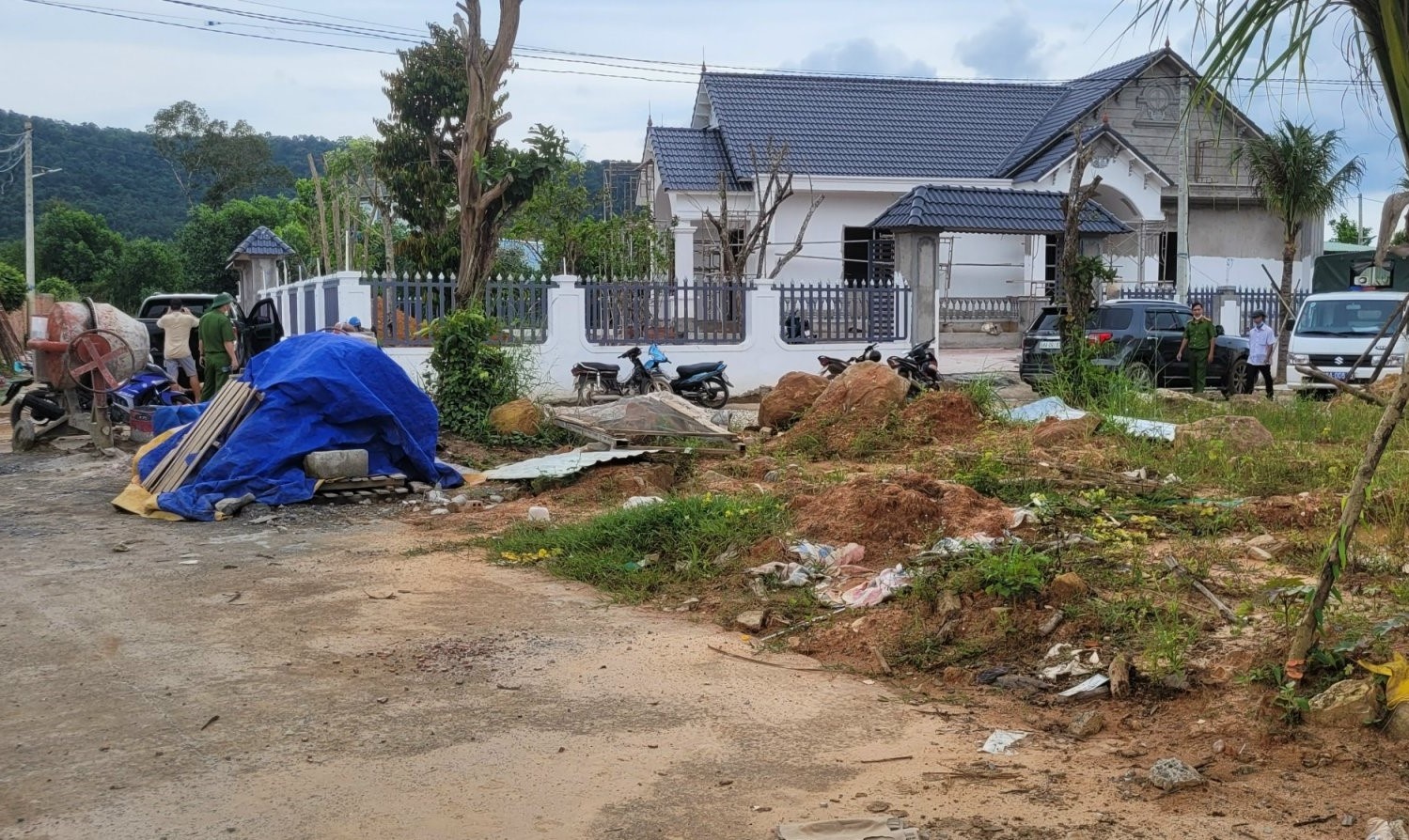 Hiện trường nổ súng ảnh 1 Hien truong no sung anh 1