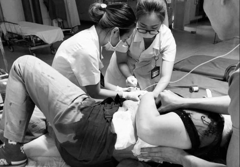 Bat giu nam thanh nien cuop tai san sau gan 3 gio gay an hinh anh