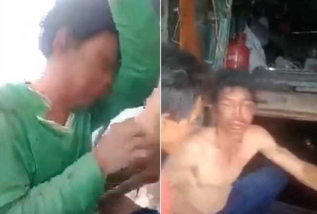 Xac minh clip nguoi dan ong bi hanh ha da man tren tau bien hinh anh