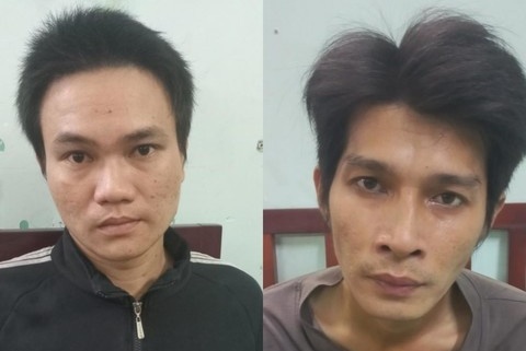 Bat giu 2 nguoi muon xe di cuop giat iPhone 11 Pro Max o TP.HCM hinh anh