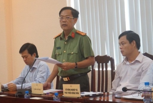 Cong an Dong Thap thong tin vu bam 4 bien so xe sieu dep hinh anh