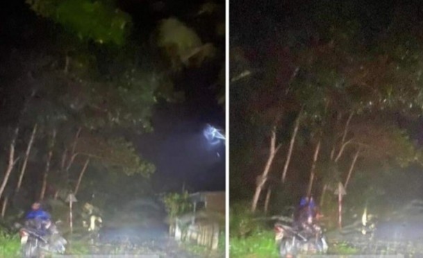 Tai xe xe may 'mo duong' cho oto cho thai phu vo oi den benh vien hinh anh