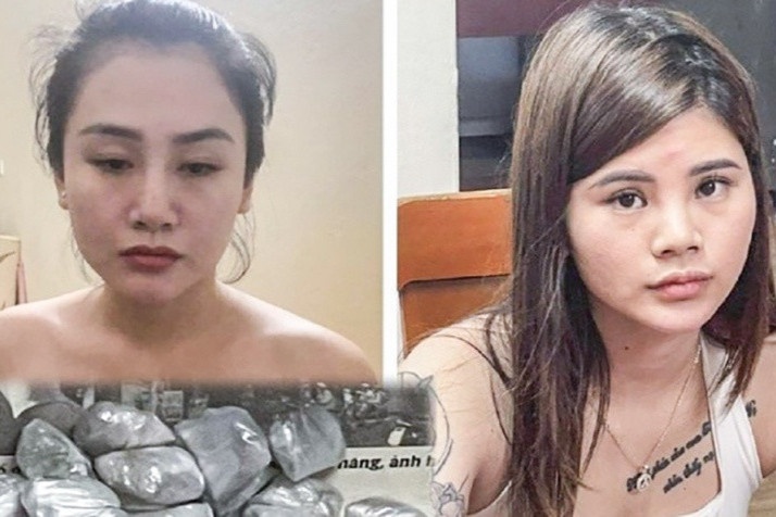 Bat qua tang 2 hotgirl dang ban ma tuy hinh anh