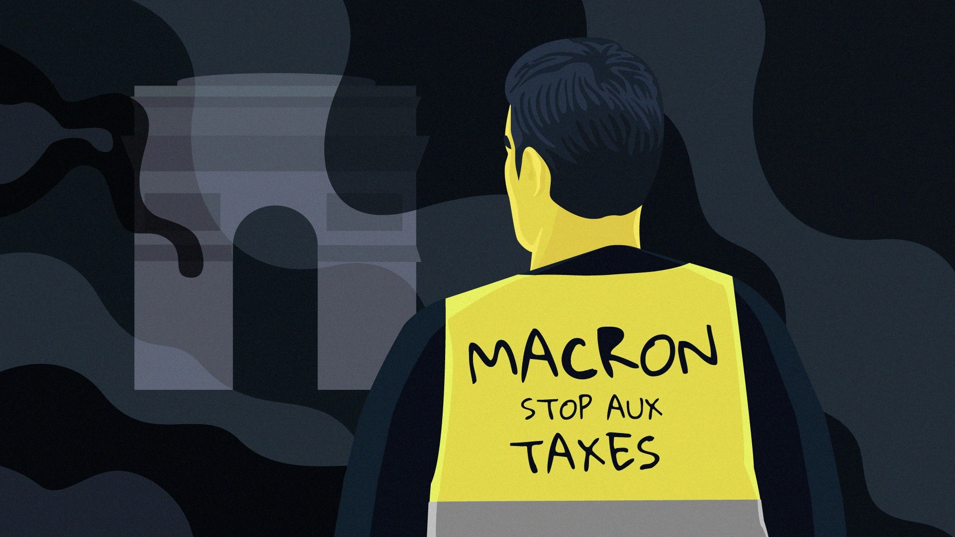 bieu tinh o Phap, anh 2