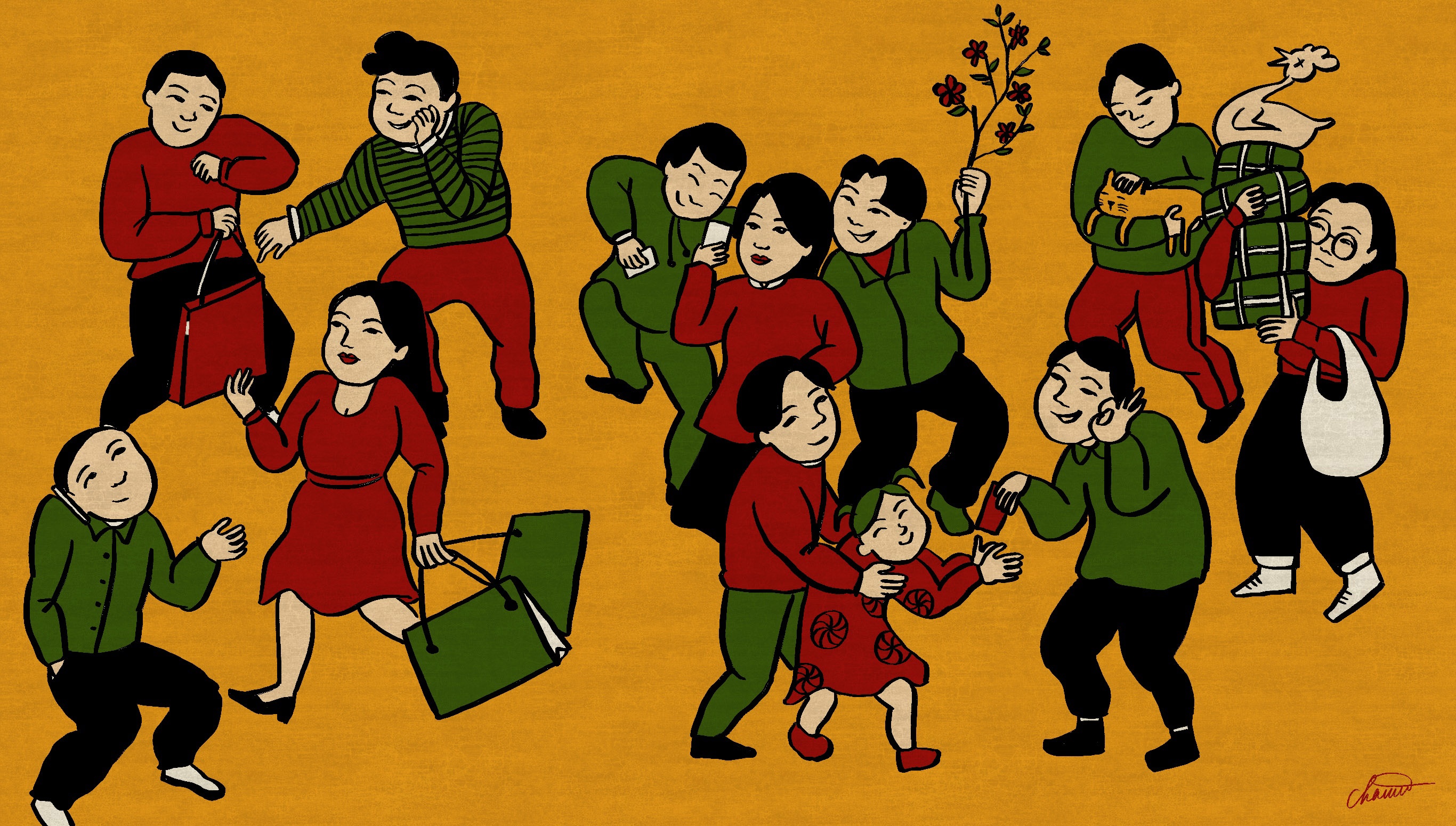 van hoa tet,  truyen thong Tet,  bo hay giu Tet anh 2