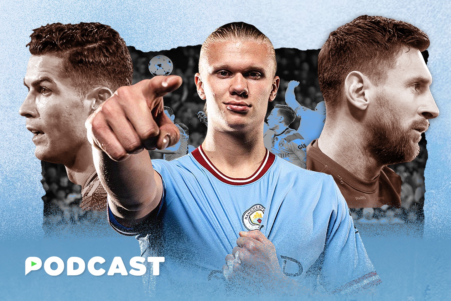 Haaland xuat chung the nao so voi Ronaldo va Messi hinh anh