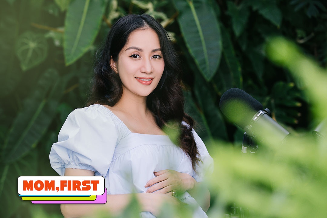Khanh Thi: 'Co con lan 3, ong xa Phan Hien da kinh nghiem day minh' hinh anh
