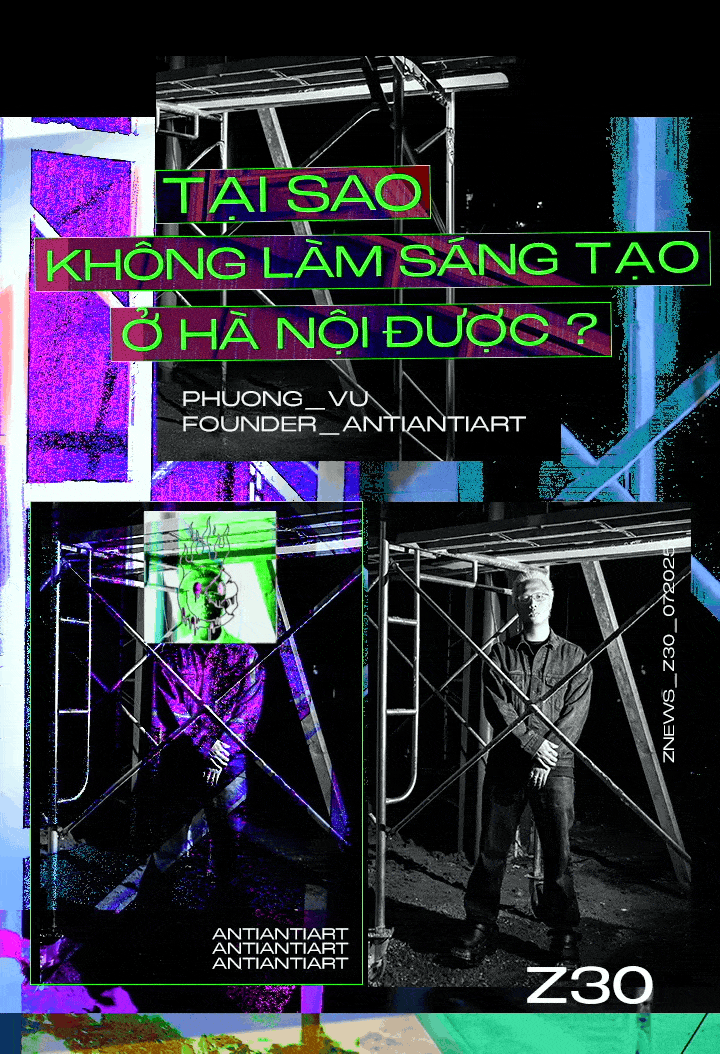 Phuong Vu,  Antiantiart,  Doi ngu sang tao,  Nha sang tao,  Nghe si Viet Nam,  Giam doc sang tao anh 9