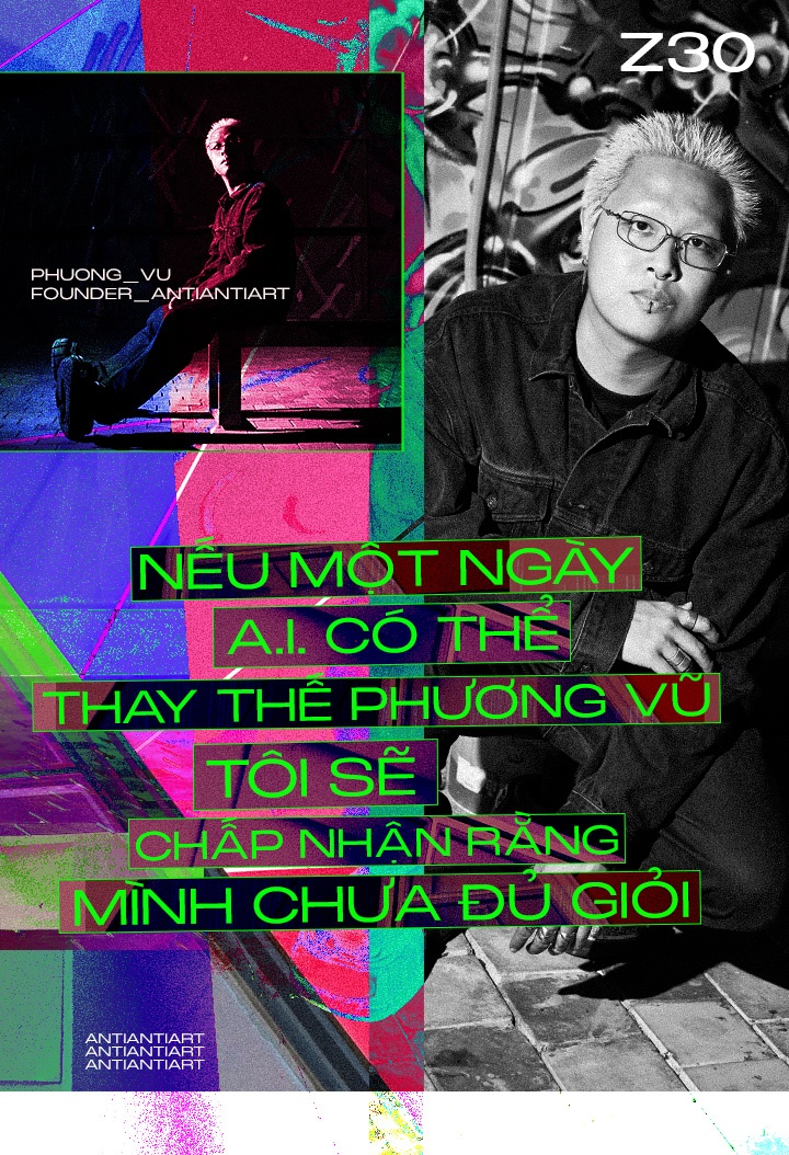 Phuong Vu,  Antiantiart,  Doi ngu sang tao,  Nha sang tao,  Nghe si Viet Nam,  Giam doc sang tao anh 12