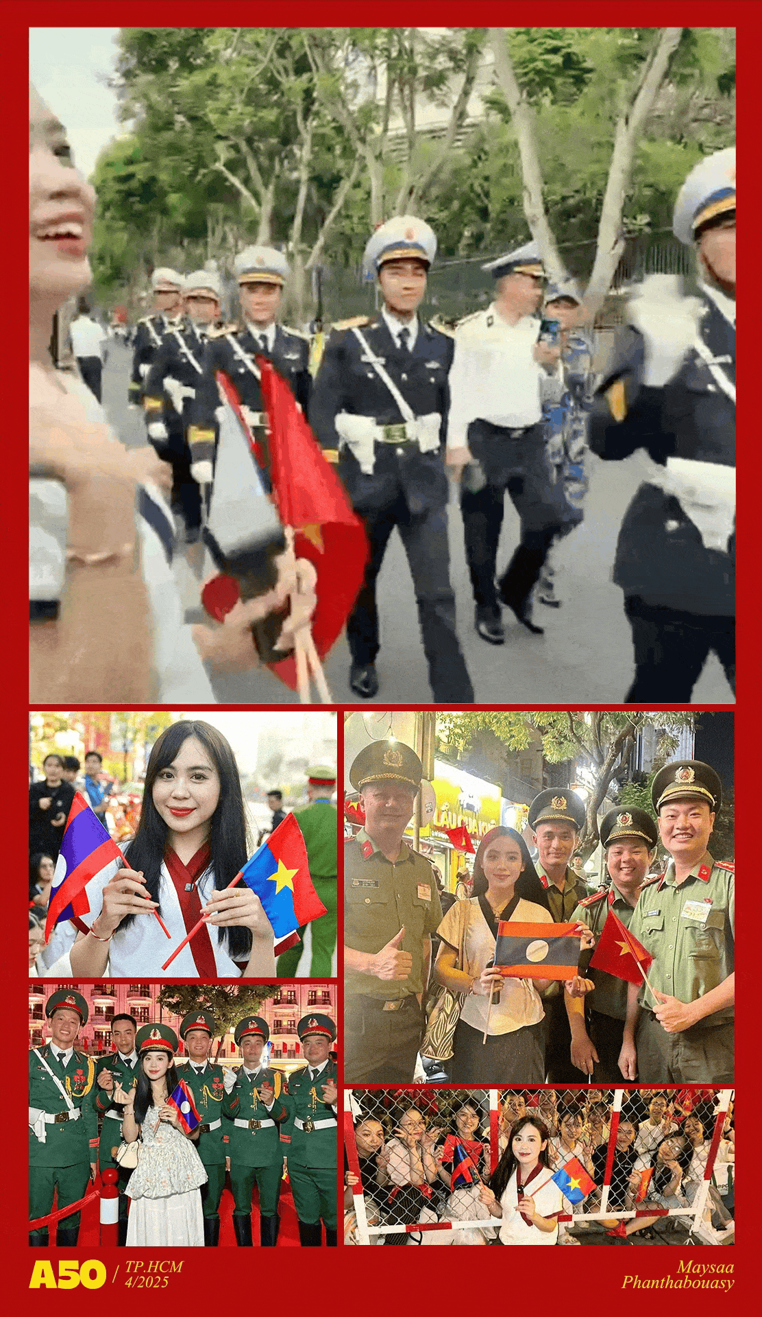 Maysaa Phanthabouasy,  du hoc sinh Lao, tinh huu nghi Viet Lao,  van hoa Viet Nam,  am thuc Viet Nam,  dinh cu Viet Nam,  Dien Bien Phu,  Giai phong mien Nam anh 5