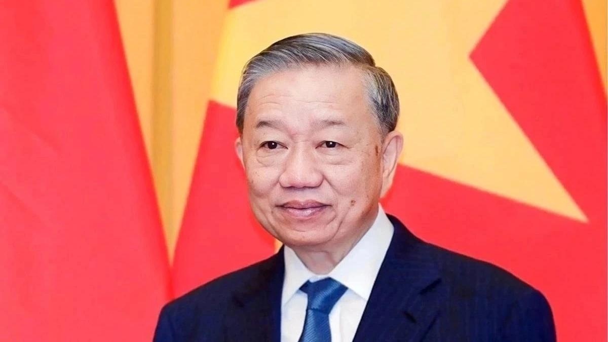 Chu tich nuoc To Lam tuyen the nham chuc hinh anh