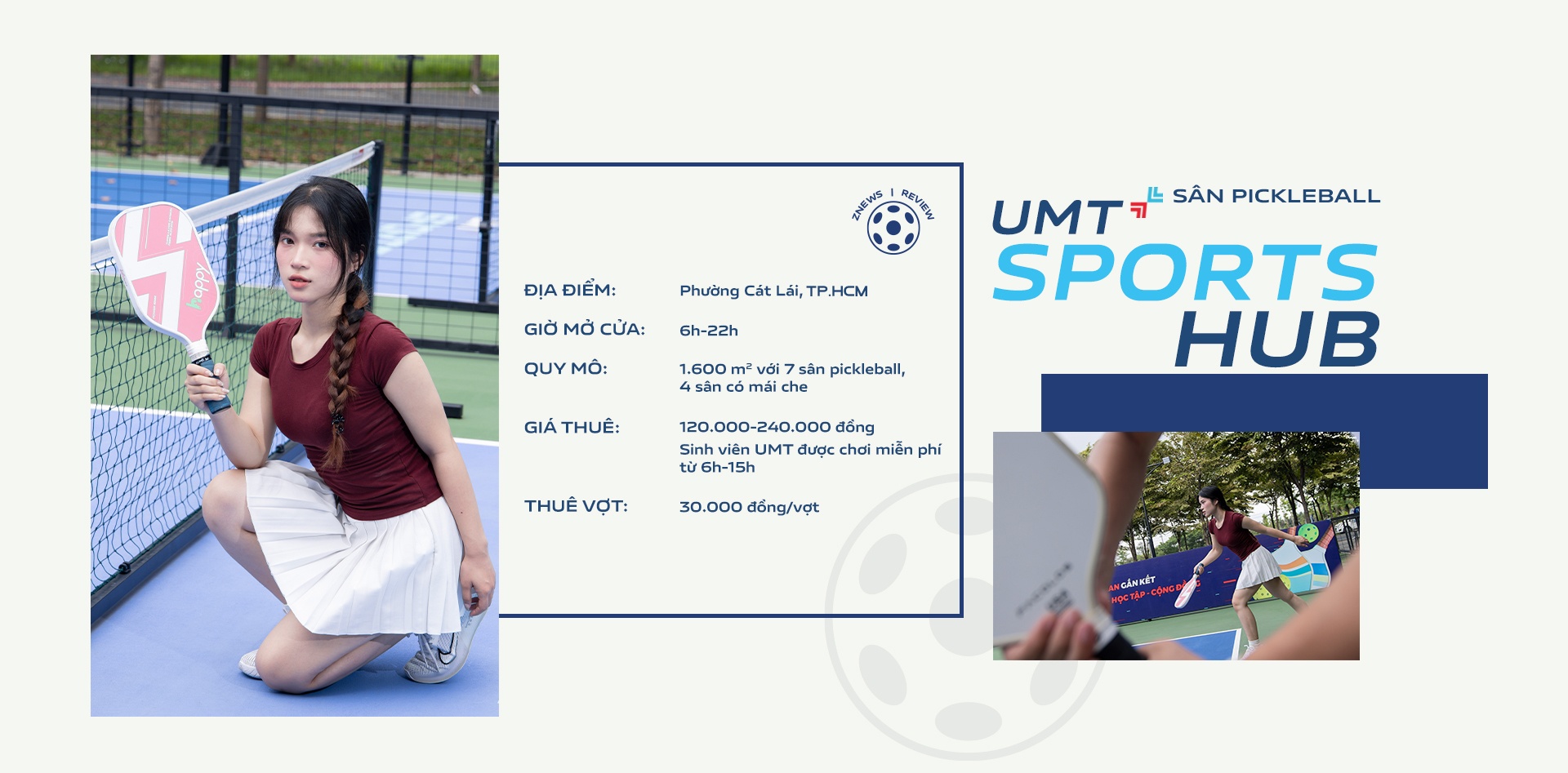 pickleball,  UMT Sport Hub,  Dai hoc,  TP HCM anh 1