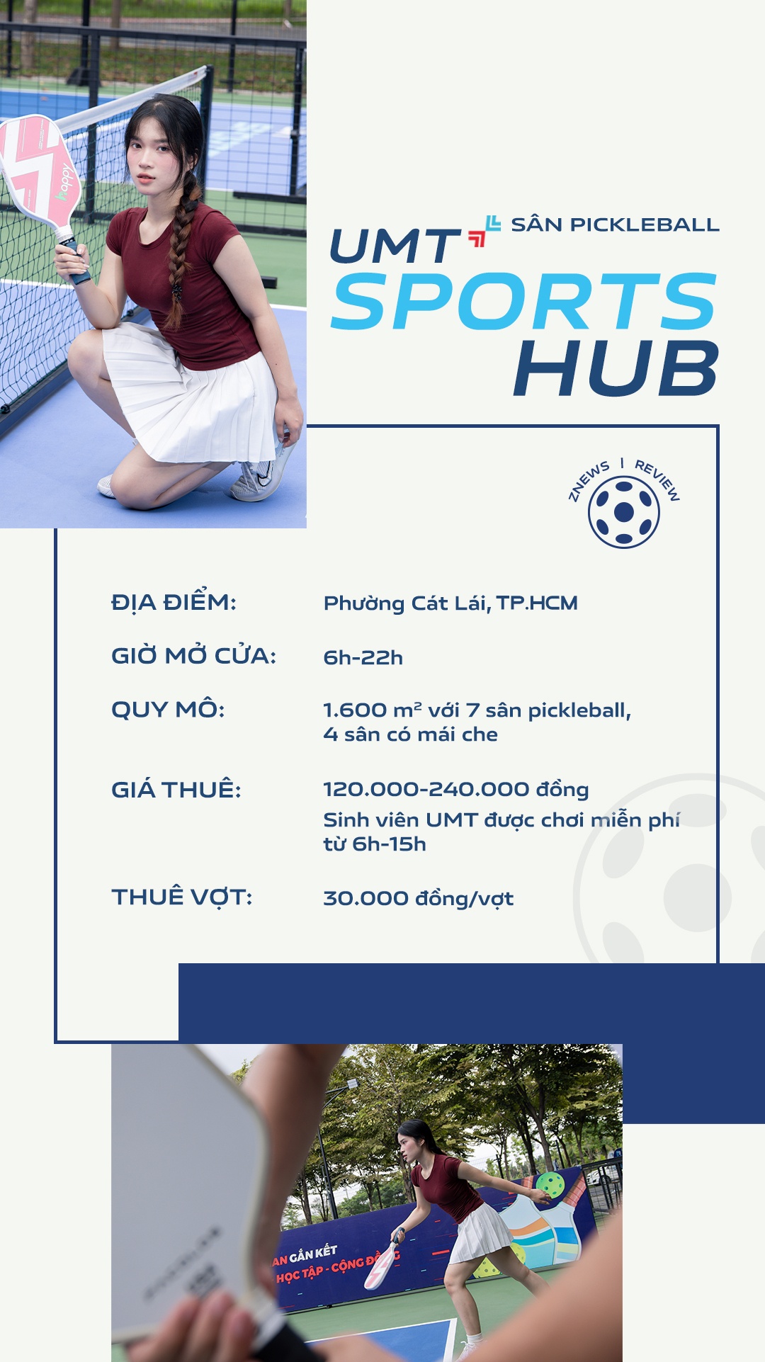 pickleball,  UMT Sport Hub,  Dai hoc,  TP HCM anh 2