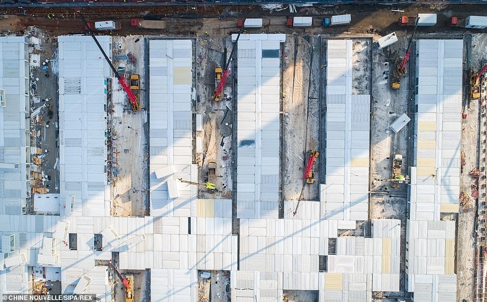 Vu Han hoan thanh chop nhoang 11 benh vien moi de ung pho voi virus corona anh 10