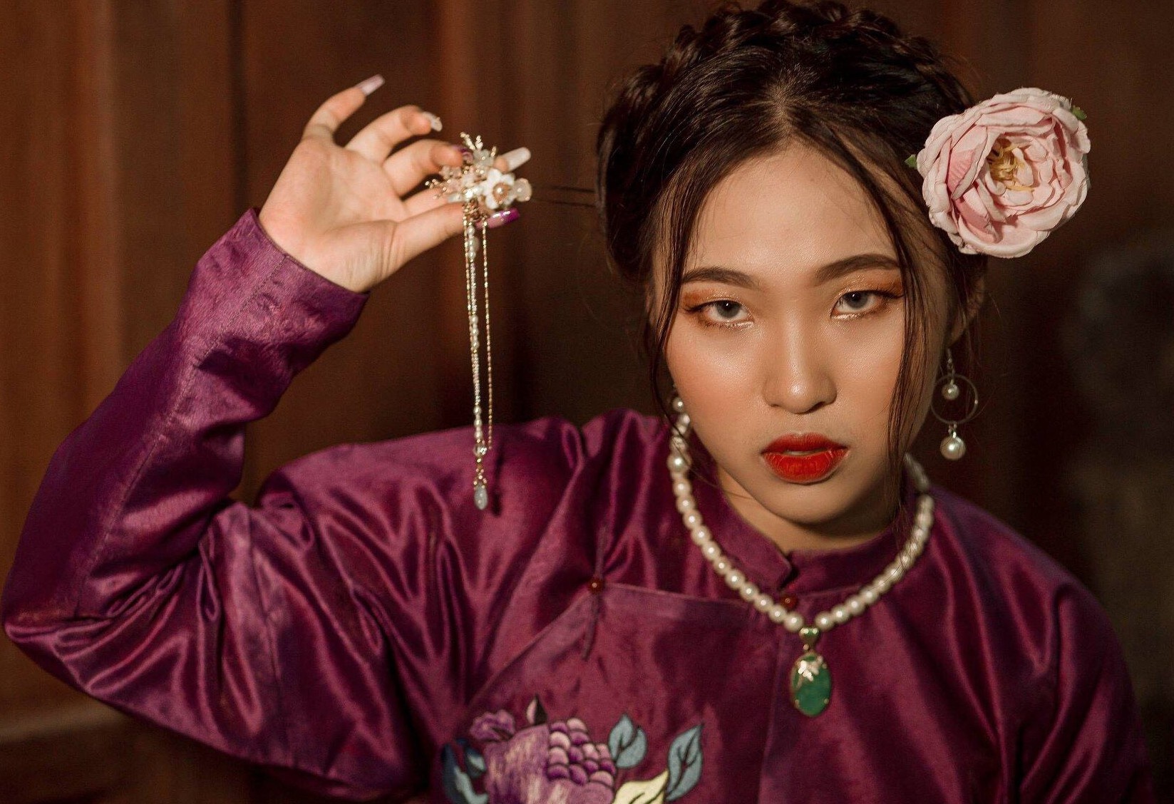 Chum anh ky yeu mac Viet phuc cua hoc sinh lop 12 o Nam Dinh anh 5