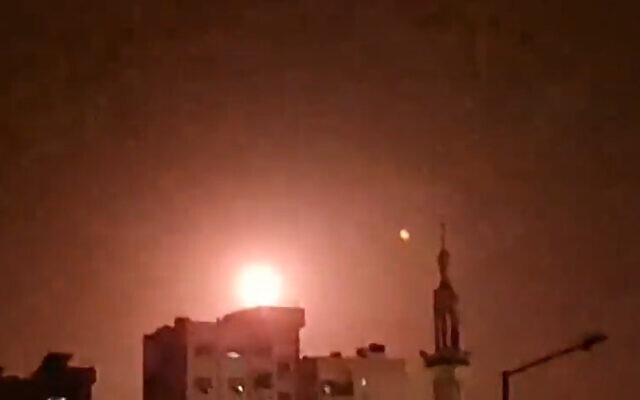 Israel khong kich Syria anh 1