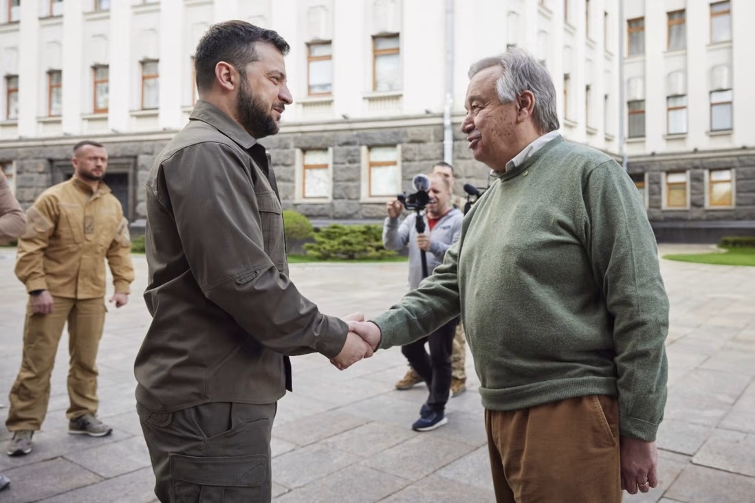 Tong thong Tho Nhi Ky va tong thu ky Lien Hop Quoc se den Ukraine hinh anh