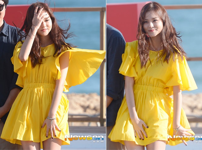 My nhan 9x xu Han boi roi vi gio thoi tung vay hinh anh