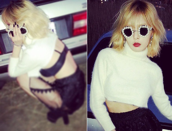 HyunA khoe anh mac vay trong suot, lo noi y hinh anh
