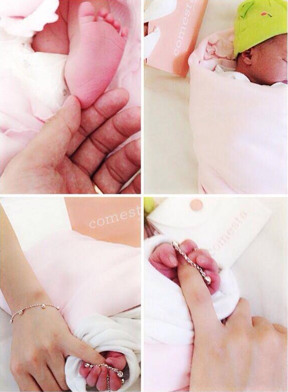 Truong nhom Wonder Girls ha sinh con gai hinh anh