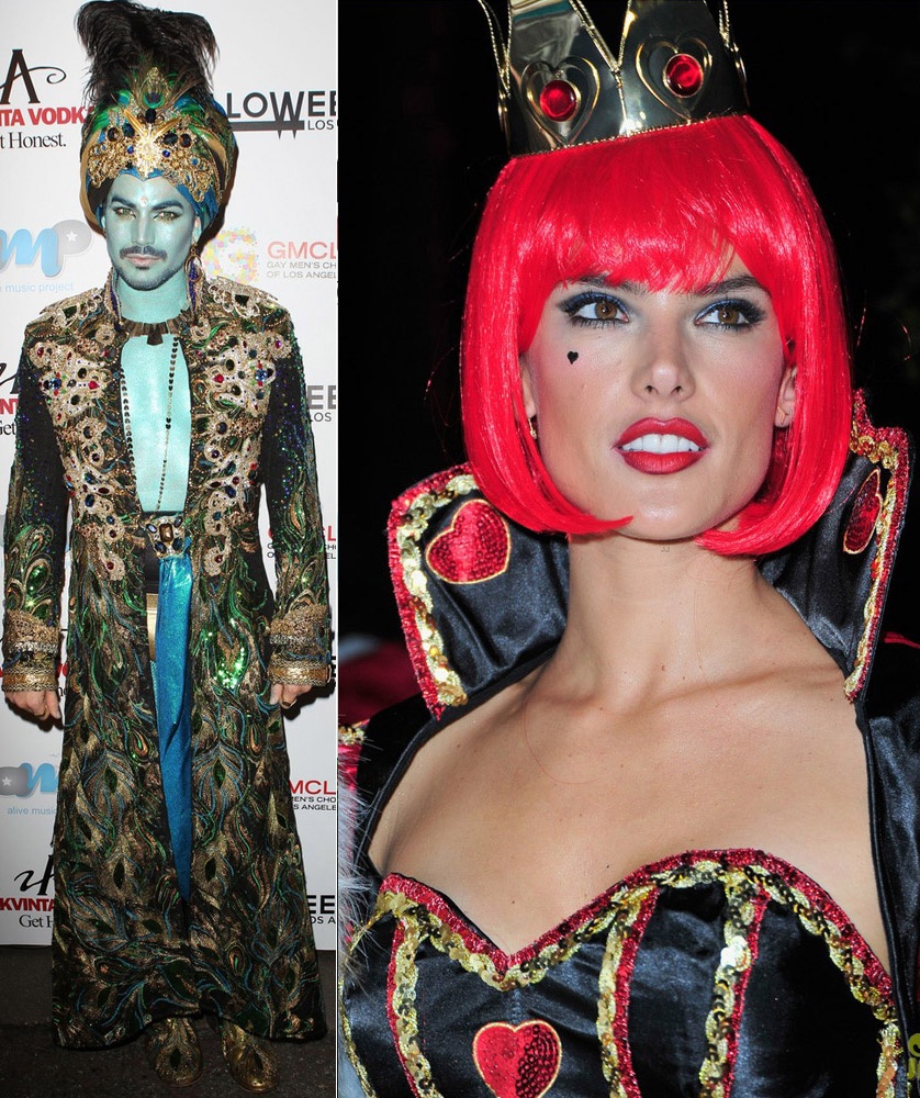 Sao Hollywood mac do Halloween ky di xuong pho hinh anh