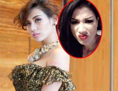 Hoang Yen - Trang Tran 'dau khau' ve gioi chan dai hinh anh