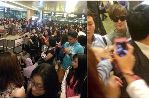 Lee Min Ho lam tac nghen san bay Singapore hinh anh
