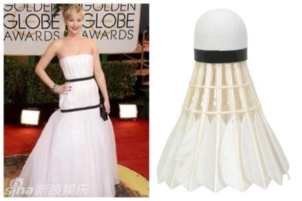 Vay cua Jennifer Lawrence bi vi nhu qua cau long hinh anh