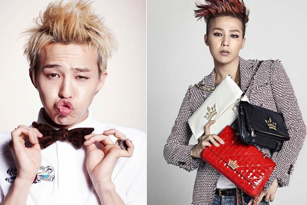 G-Dragon quang cao tui xach nu hinh anh