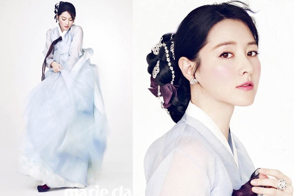 Lee Young Ae quyen ru nhu nu than voi hanbok hinh anh