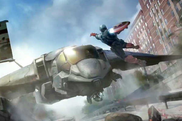 'Captain America 2' tiet lo truoc canh chien dau 4 phut hinh anh