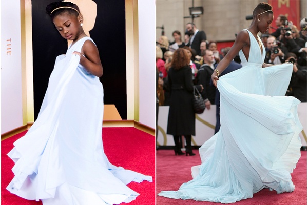 Mau nhi tai hien khoanh khac sao tren tham do Oscar hinh anh