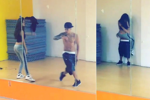 Justin Bieber bat ngo tung clip nhay sexy cung Selena Gomez hinh anh