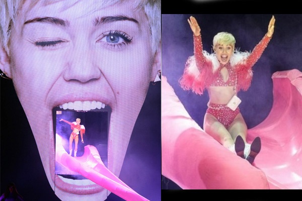 Cong nhan di kien vi chiec luoi khong lo cua Miley Cyrus hinh anh