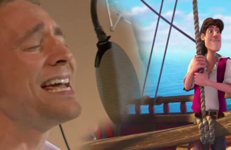 Tom Hiddleston tro tai ca hat voi bo phim hoat hinh The Pirate Fairy hinh anh